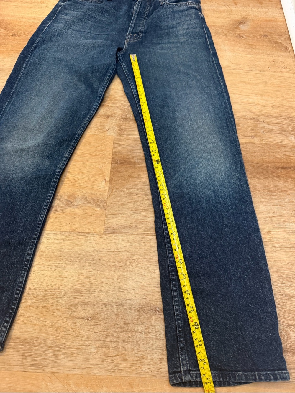 MOTHER The Tomcat Ankle Jeans Size 26 Sun Embroidery Button Fly Straight Leg - Picture 14 of 16
